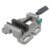 wolfcraft Maschinenschraubstock - 3423000 - mit Schnellverstellung; 200 kg Spannkraft - 80 mm Spannweite - 80 mm Stahlbacke mit horizontalen V-Nuten zum Spannen von Rundmaterial - Stahl-Trapezspindel - 1