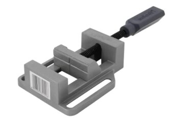 wolfcraft Schraubstock Simplex 60 – Hochleistungs-Spannstock mit horizontalen & vertikalen V-Nuten | Ideales Schraubstock für Rundmaterial & kleine Werkstücke - 3412099 - 2