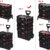 XL Werkzeugtrolley, Werkstattkoffer Set, Werkstattwagen Set ausQ-Brick Serie mit viel Zubehör! B x T x H in cm: 53 x 38 x 98 cm ! Der Mobile Alleskönner - Privat & Gewerbe - 2