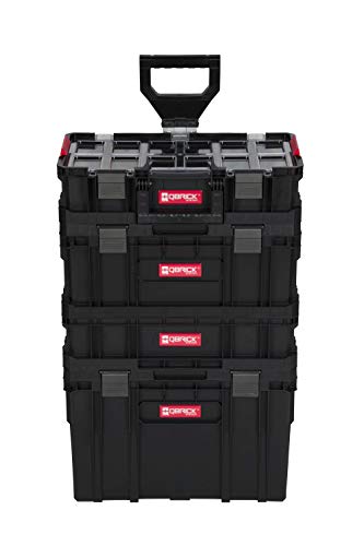 XL Werkzeugtrolley, Werkstattkoffer Set, Werkstattwagen Set ausQ-Brick Serie mit viel Zubehör! B x T x H in cm: 53 x 38 x 98 cm ! Der Mobile Alleskönner - Privat & Gewerbe - 3