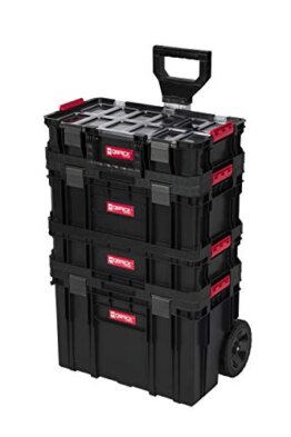 XL Werkzeugtrolley, Werkstattkoffer Set, Werkstattwagen Set ausQ-Brick Serie mit viel Zubehör! B x T x H in cm: 53 x 38 x 98 cm ! Der Mobile Alleskönner - Privat & Gewerbe - 1