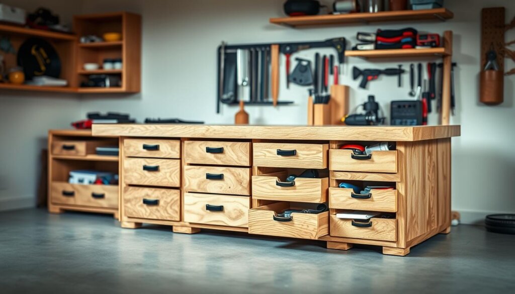 modulare Werkbank Schubladen