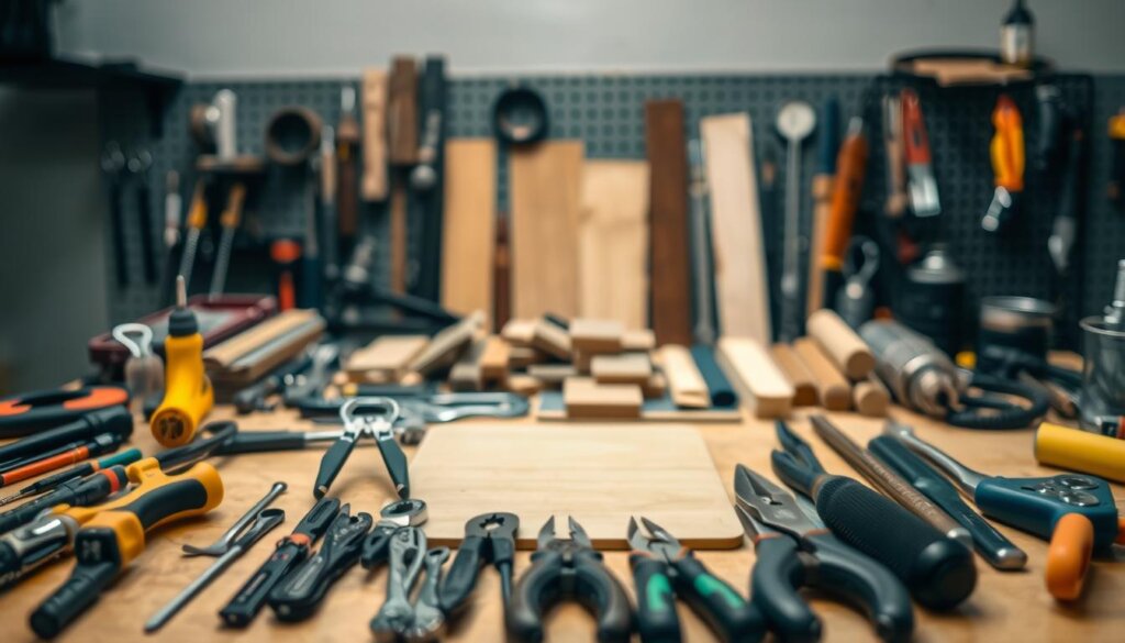 werkbank materialien